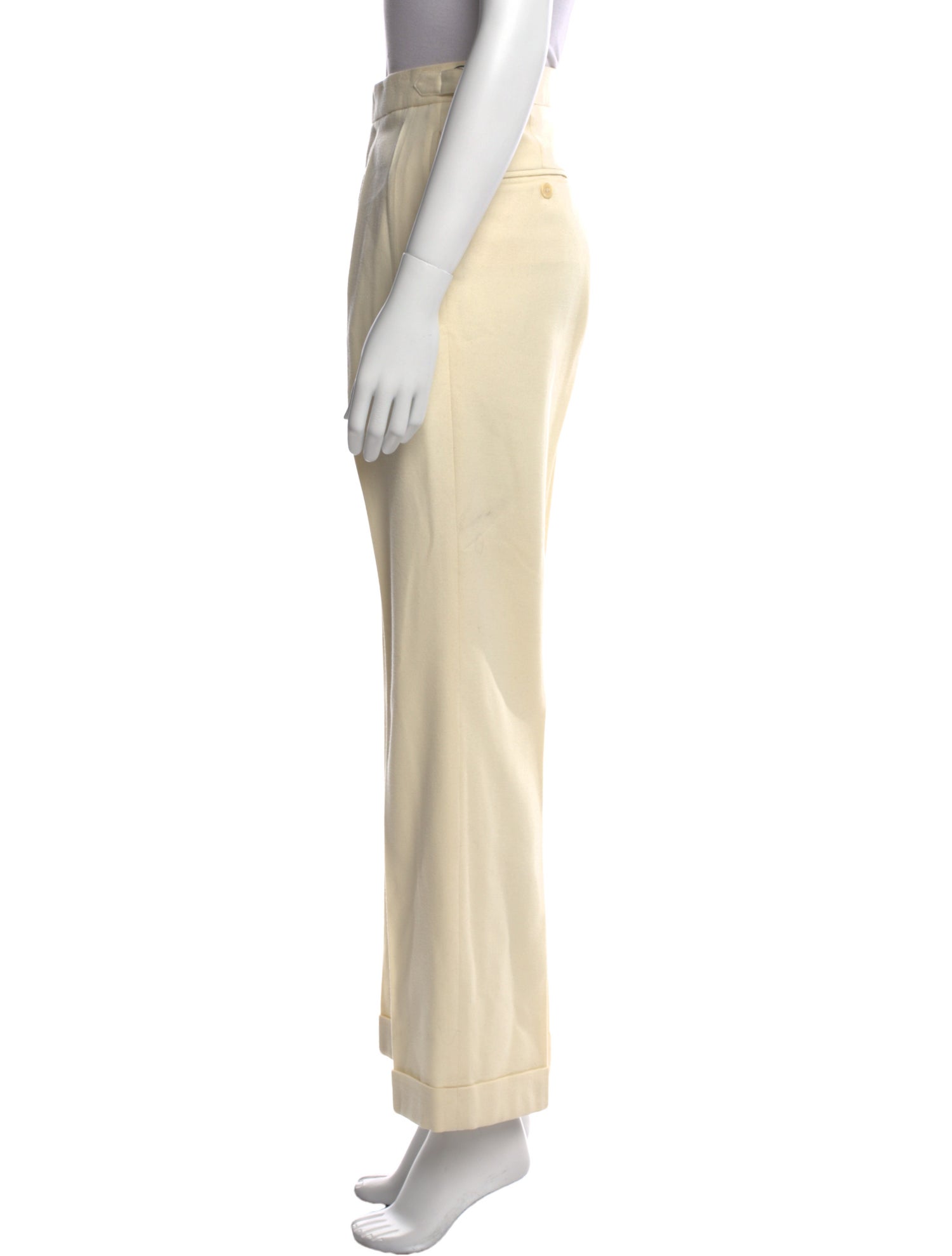 Ralph Lauren Purple Label Wool Wide Leg Pants