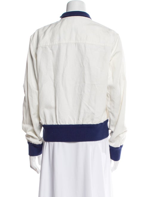 Ralph Lauren Purple Label Striped Bomber Jacket