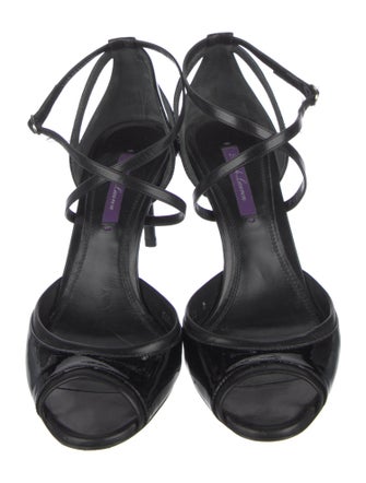 Ralph Lauren Purple Label Patent Leather Sandals