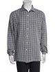 Ralph Lauren Purple Label Plaid Print Long Sleeve Dress Shirt