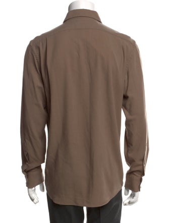 Ralph Lauren Purple Label Cashmere Long Sleeve Dress Shirt