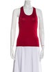 Ralph Lauren Purple Label Scoop Neck Sleeveless Top
