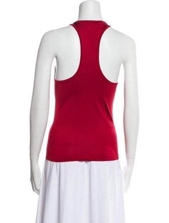 Ralph Lauren Purple Label Scoop Neck Sleeveless Top