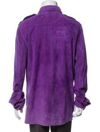 Ralph Lauren Purple Label Suede Utility Jacket