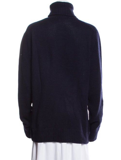 Ralph Lauren Purple Label Wool Graphic Print Sweater