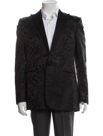 Ralph Lauren Purple Label Silk Printed Blazer