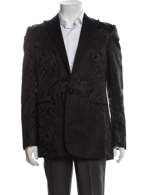 Ralph Lauren Purple Label Silk Printed Blazer