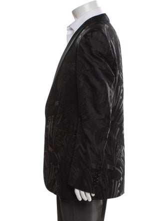 Ralph Lauren Purple Label Silk Printed Blazer