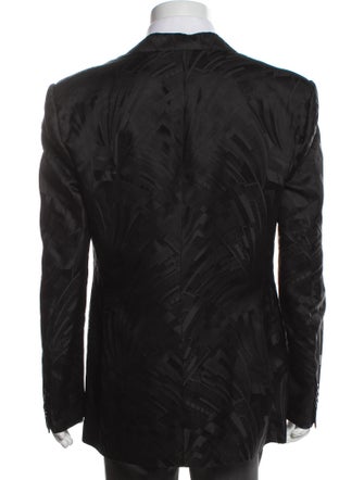 Ralph Lauren Purple Label Silk Printed Blazer