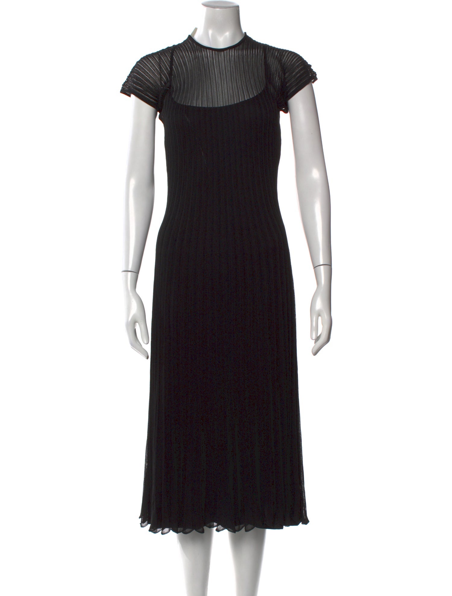 Ralph Lauren Purple Label Printed Midi Length Dress