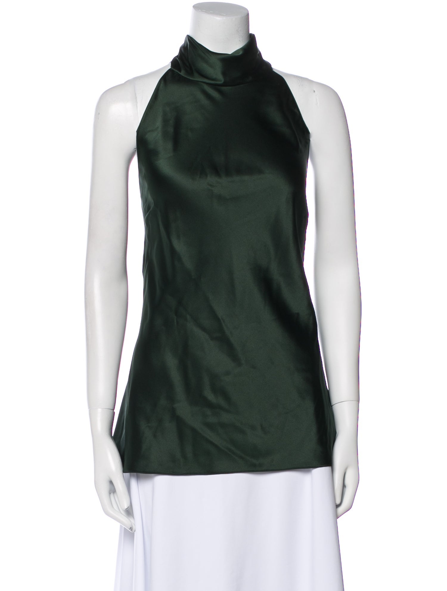 Ralph Lauren Purple Label Silk Mock Neck Top w/ Tags