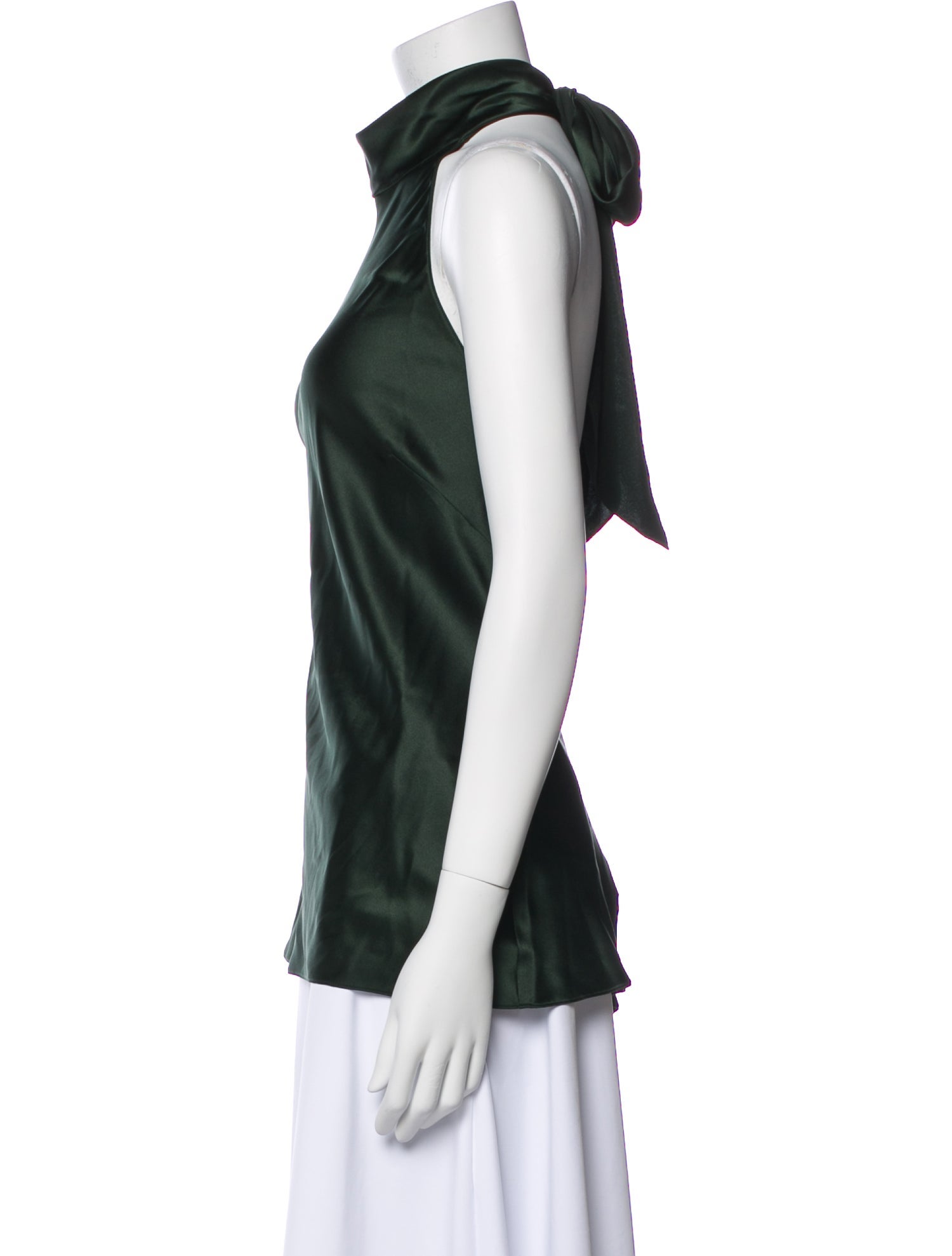 Ralph Lauren Purple Label Silk Mock Neck Top w/ Tags