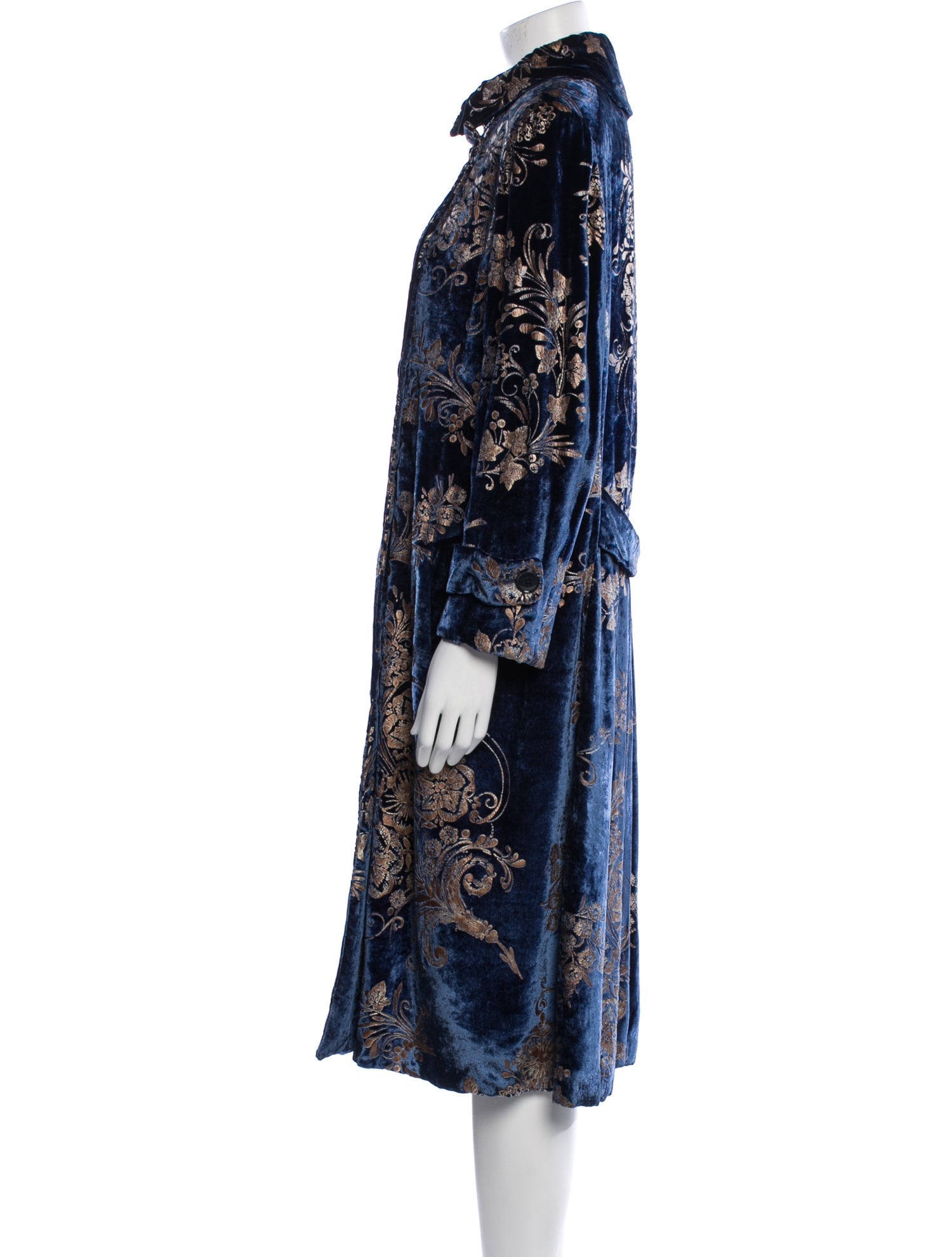 Ralph Lauren Collection 2016 Velvet Trench Coat