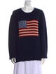 Ralph Lauren Purple Label Cashmere Graphic Print Sweater
