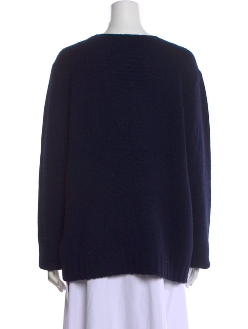 Ralph Lauren Purple Label Cashmere Graphic Print Sweater