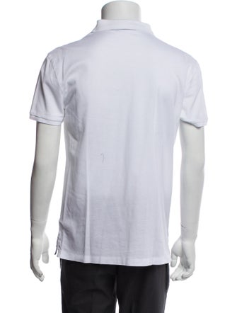 Ralph Lauren Purple Label Graphic Print Collar Polo Shirt