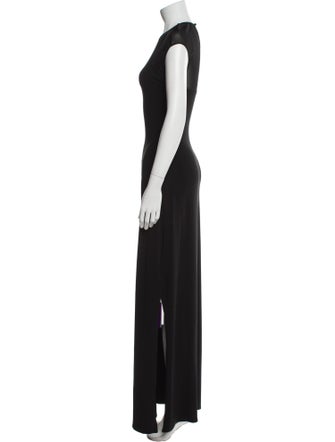 Ralph Lauren Purple Label Crew Neck Long Dress