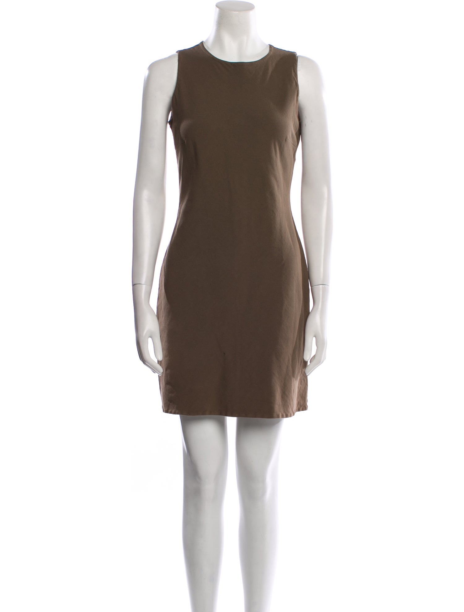 Ralph Lauren Purple Label Crew Neck Mini Dress