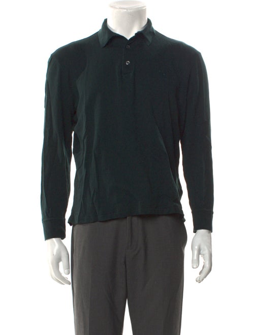 Ralph Lauren Purple Label Wool V-Neck Polo Shirt