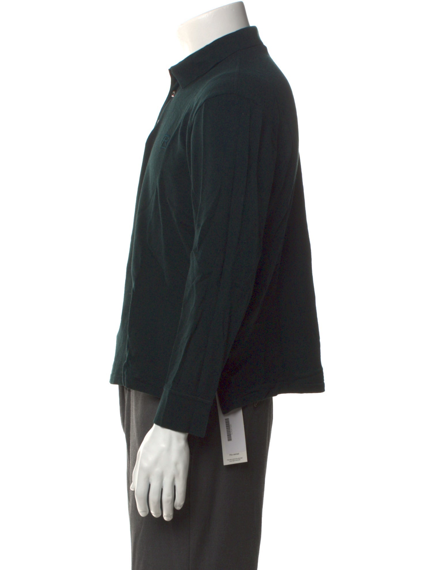 Ralph Lauren Purple Label Wool V-Neck Polo Shirt