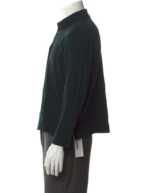 Ralph Lauren Purple Label Wool V-Neck Polo Shirt