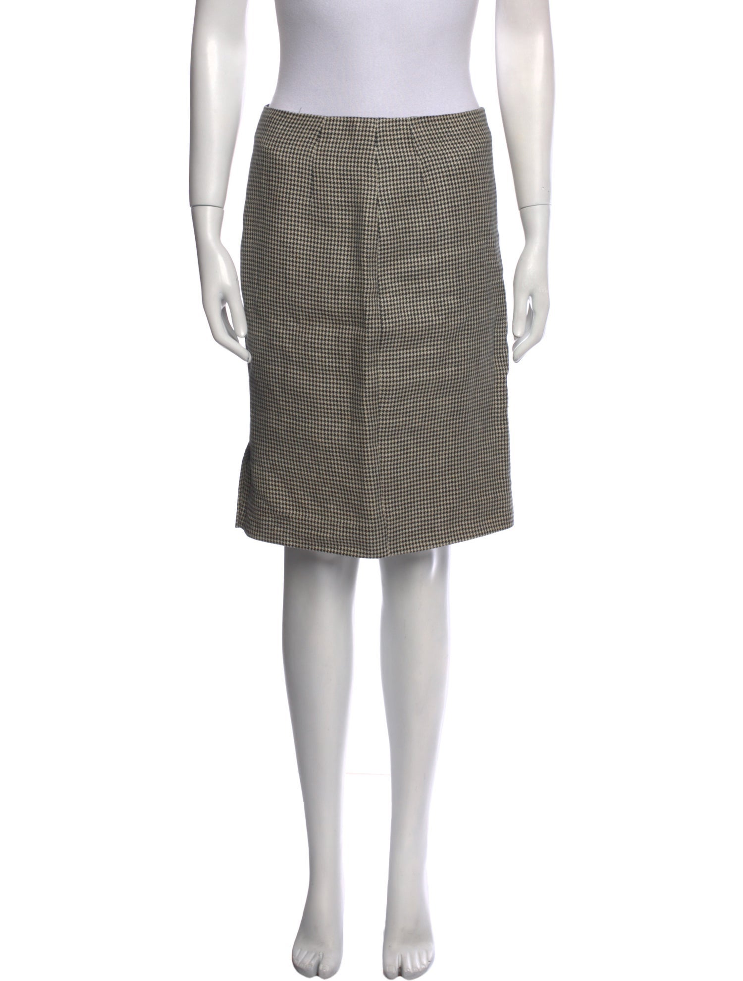 Ralph Lauren Collection Linen Knee-Length Skirt