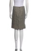 Ralph Lauren Collection Linen Knee-Length Skirt