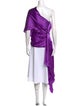 Ralph Lauren Purple Label Silk One-Shoulder Tunic
