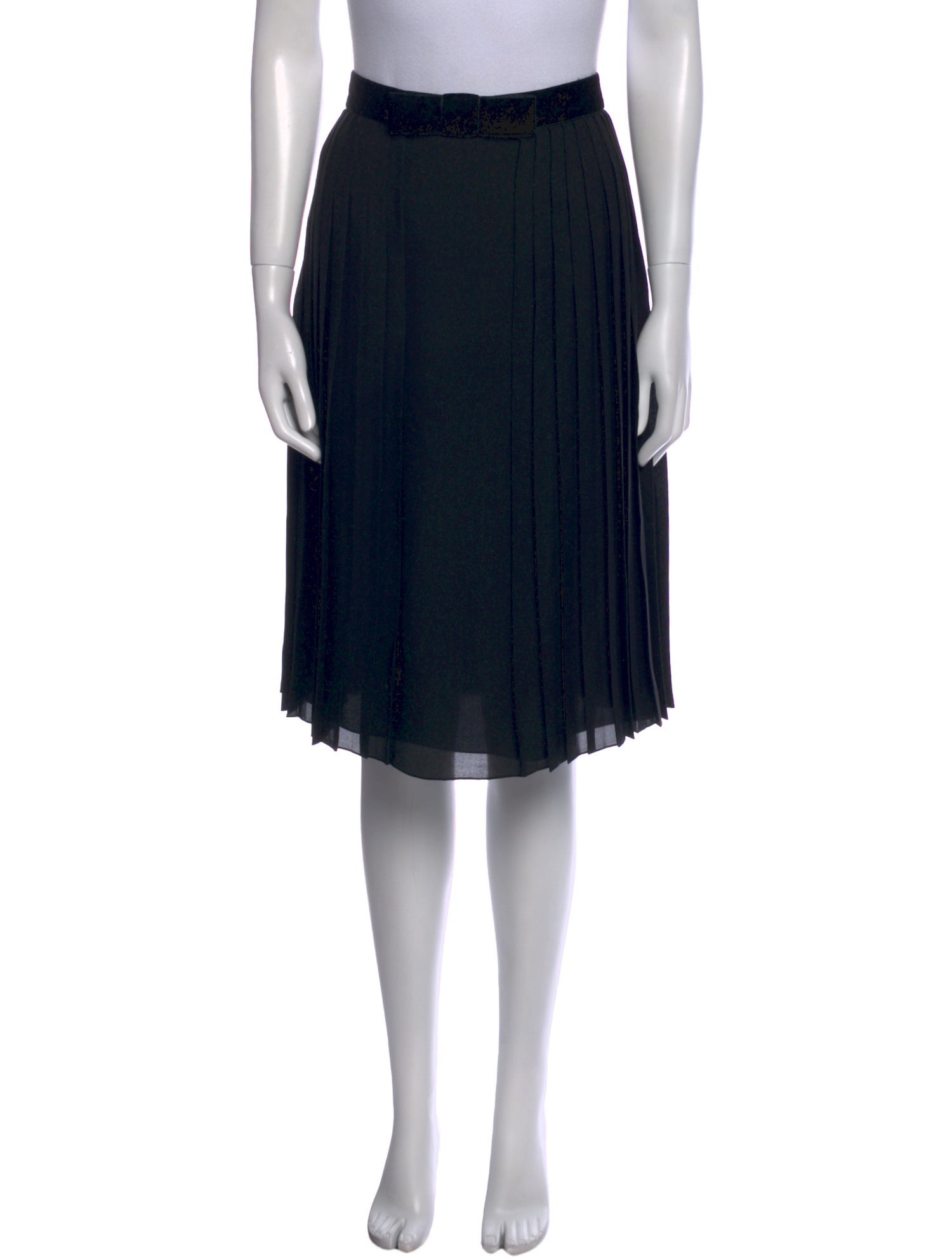 Ralph Lauren Purple Label Silk Knee-Length Skirt w/ Tags