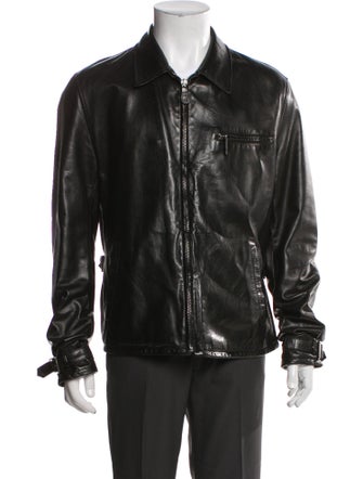 Ralph Lauren Purple Label Lambskin Moto Jacket