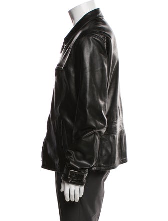 Ralph Lauren Purple Label Lambskin Moto Jacket