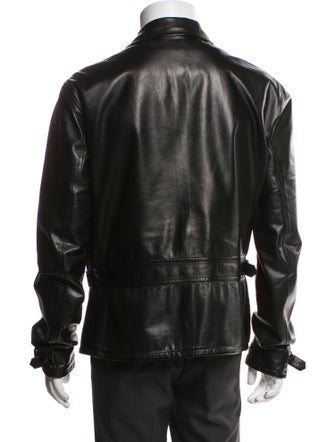 Ralph Lauren Purple Label Lambskin Moto Jacket