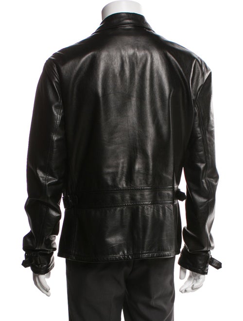 Ralph Lauren Purple Label Lambskin Moto Jacket