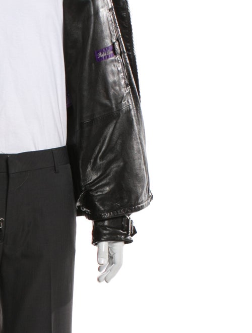 Ralph Lauren Purple Label Lambskin Moto Jacket