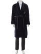 Ralph Lauren Purple Label Embroidered Accent Robe