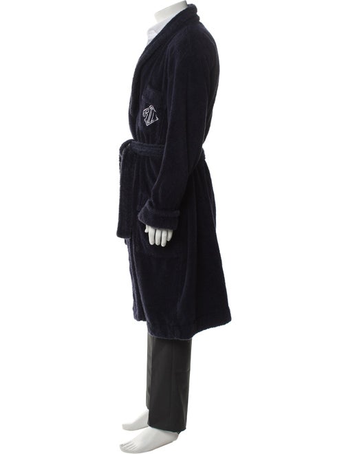 Ralph Lauren Purple Label Embroidered Accent Robe