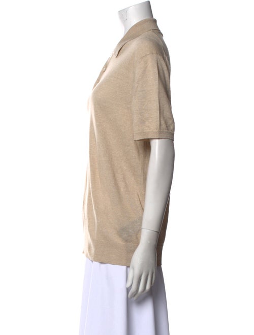 Ralph Lauren Purple Label Linen Short Sleeve Polo