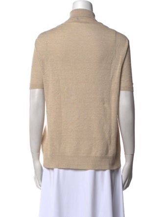 Ralph Lauren Purple Label Linen Short Sleeve Polo