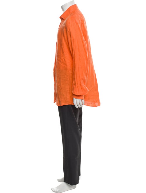 Ralph Lauren Purple Label Linen Long Sleeve Shirt