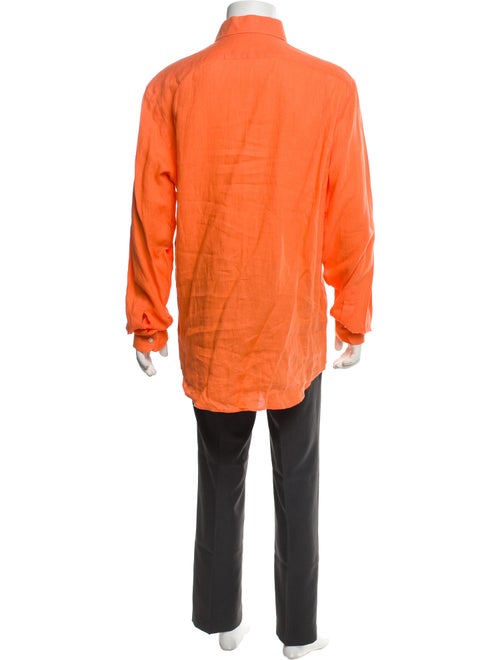 Ralph Lauren Purple Label Linen Long Sleeve Shirt