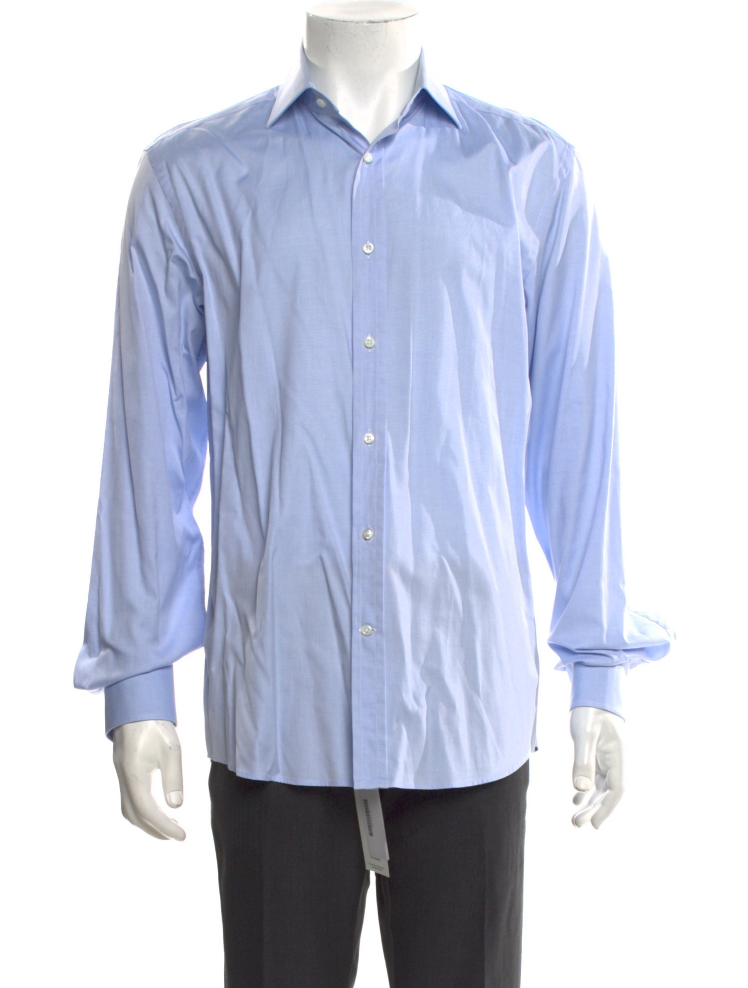 Ralph Lauren Purple Label Striped Long Sleeve Dress Shirt