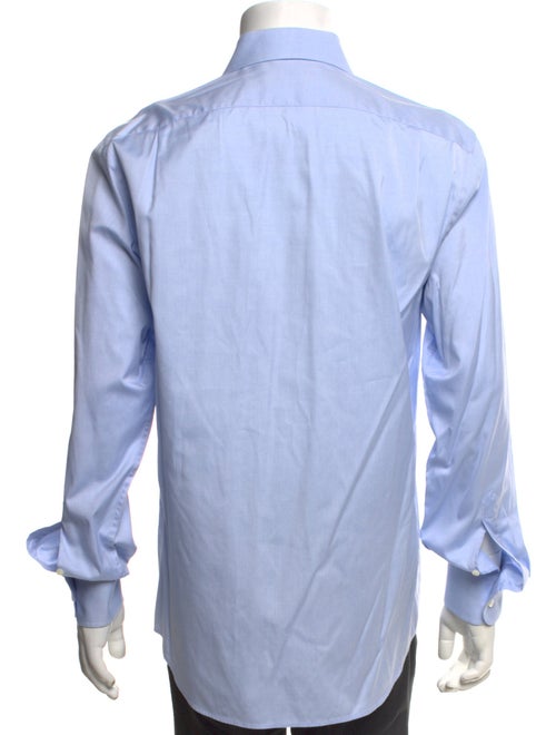 Ralph Lauren Purple Label Striped Long Sleeve Dress Shirt