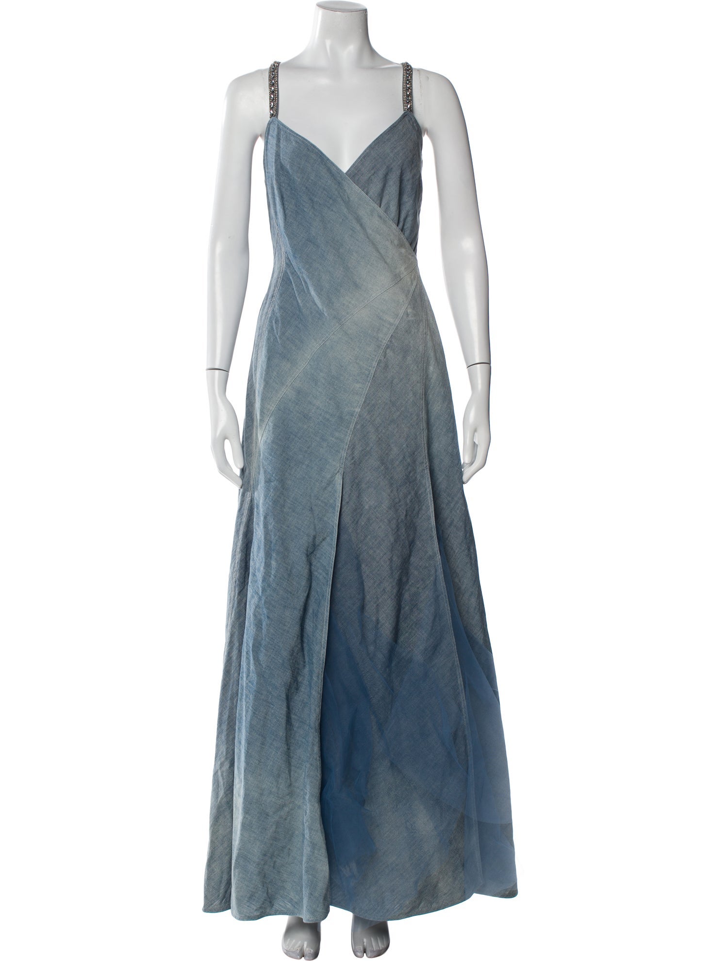 Ralph Lauren Purple Label Printed Long Dress w/ Tags