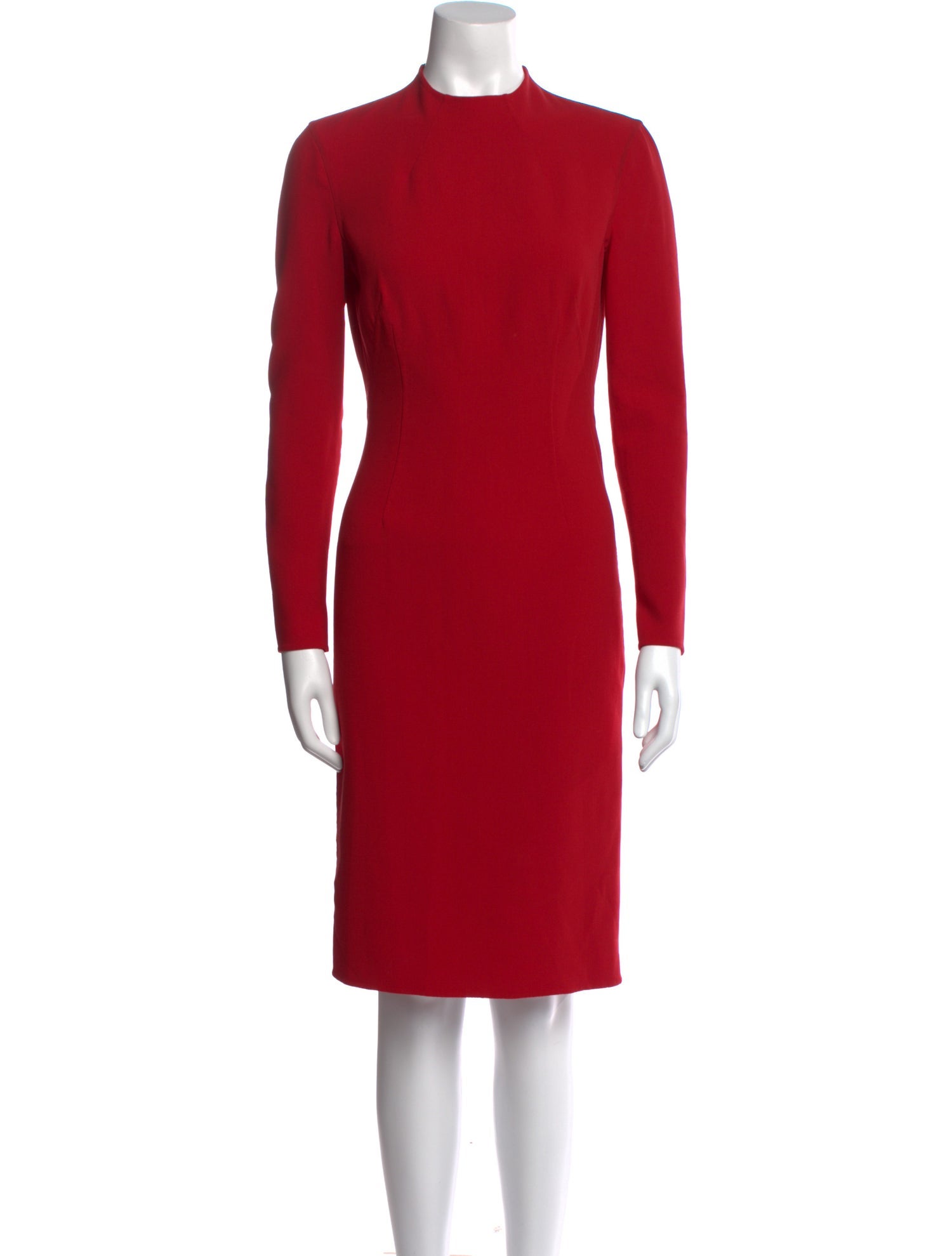 Ralph Lauren Purple Label Wool Midi Length Dress