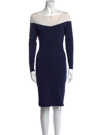 Ralph Lauren Purple Label Silk Knee-Length Dress