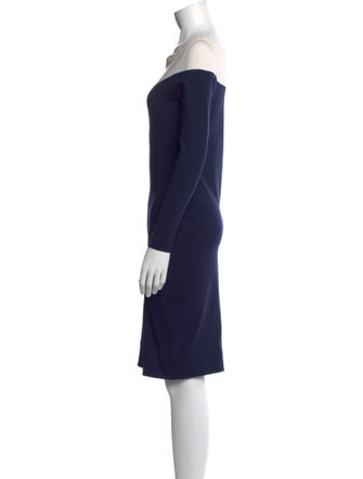 Ralph Lauren Purple Label Silk Knee-Length Dress