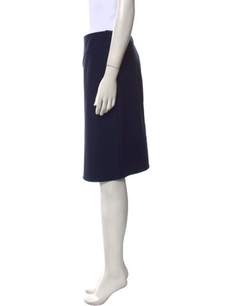 Ralph Lauren Purple Label Silk Knee-Length Skirt