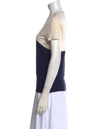 Ralph Lauren Purple Label Silk V-Neck Top