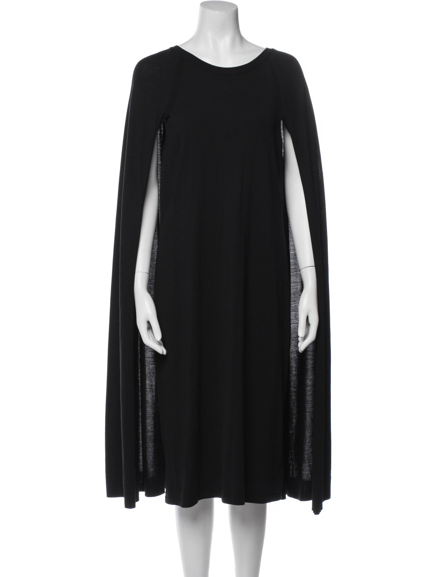 Ralph Lauren Collection Merino Wool Midi Length Dress