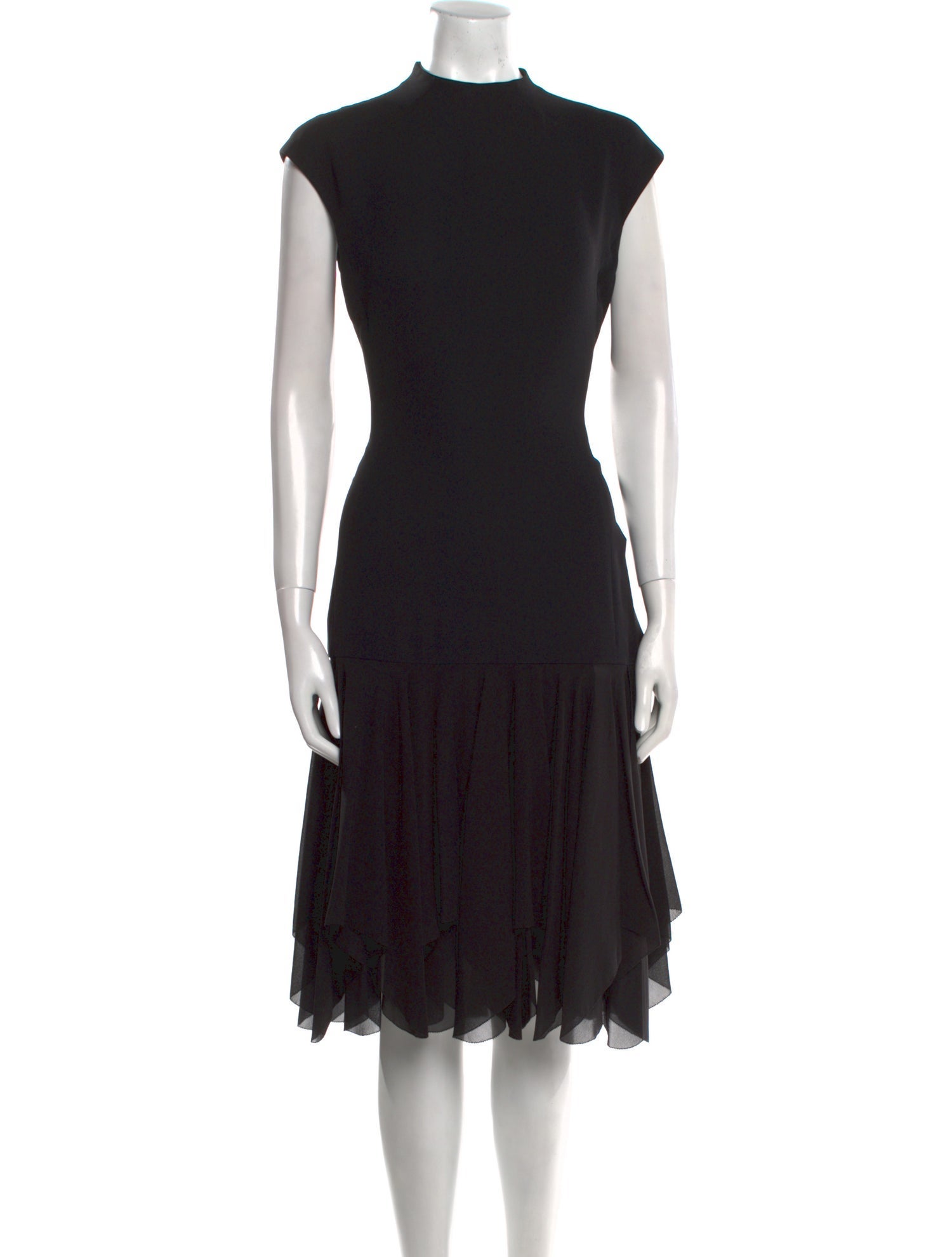 Ralph Lauren Purple Label Silk Midi Length Dress